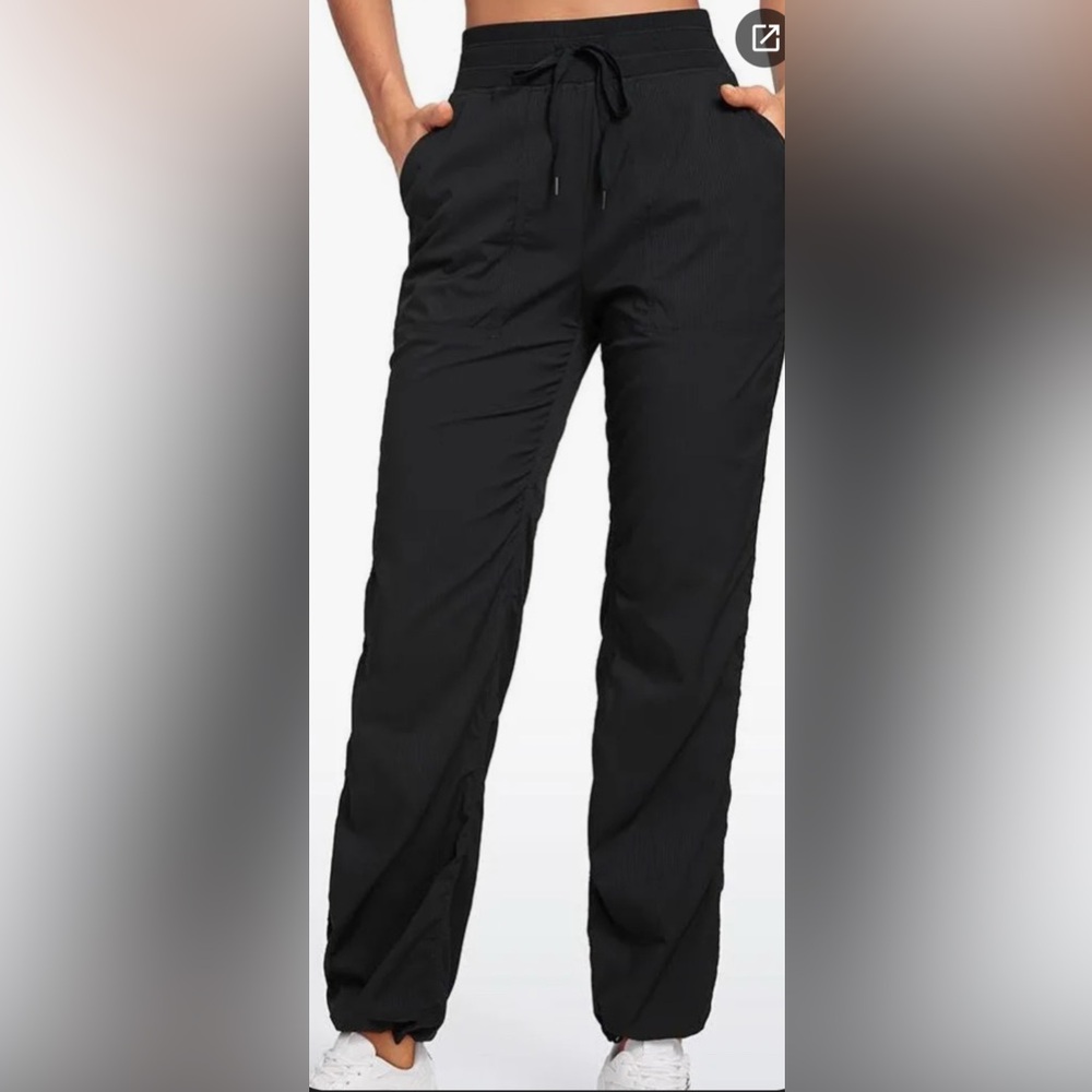 Black Straight Leg Crz Yoga Pants